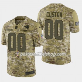 Herren Los Angeles Rams Trikot Nike Salute to Service - Personalisiert